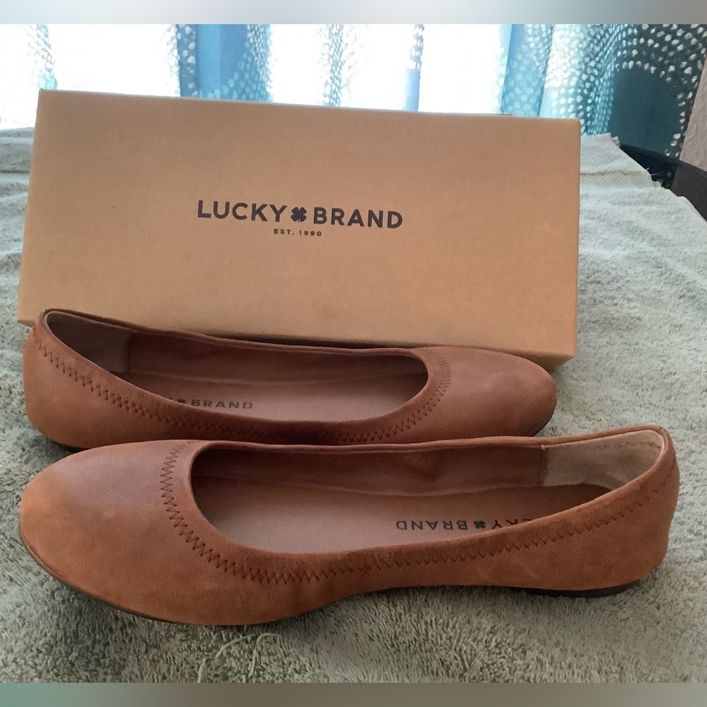 Lucky Brand leather flats